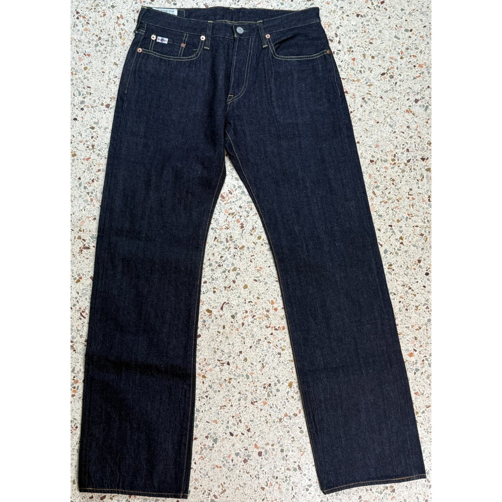 Studio D'Artisan SD-503 Men's Button Fly Selvedge 5 Pocket Denim Jeans Size 33
